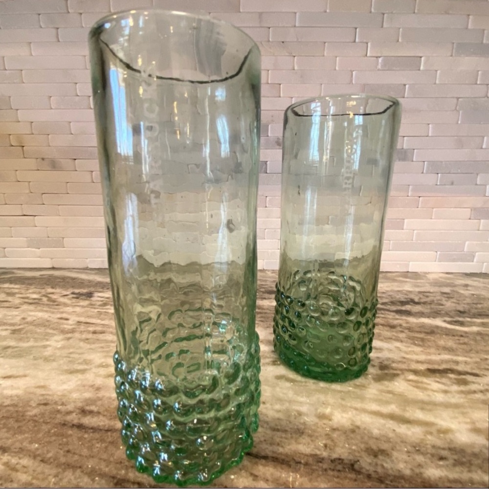 Starbucks Handblown Recycled Glass Tumbler Set of 6